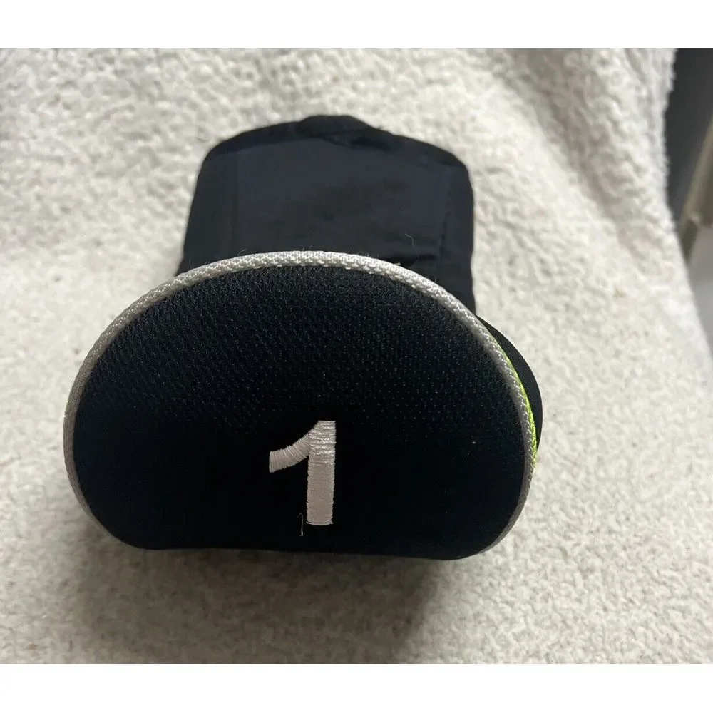 Green‎ And Black Driver head cover Number 1 Pre-Owned Excellent Condition